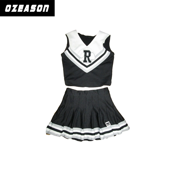 Factory Cheap Wholesale/Supplier Women Cheer Costume for Basketball Competition Blank Color Cheerleading Uniform