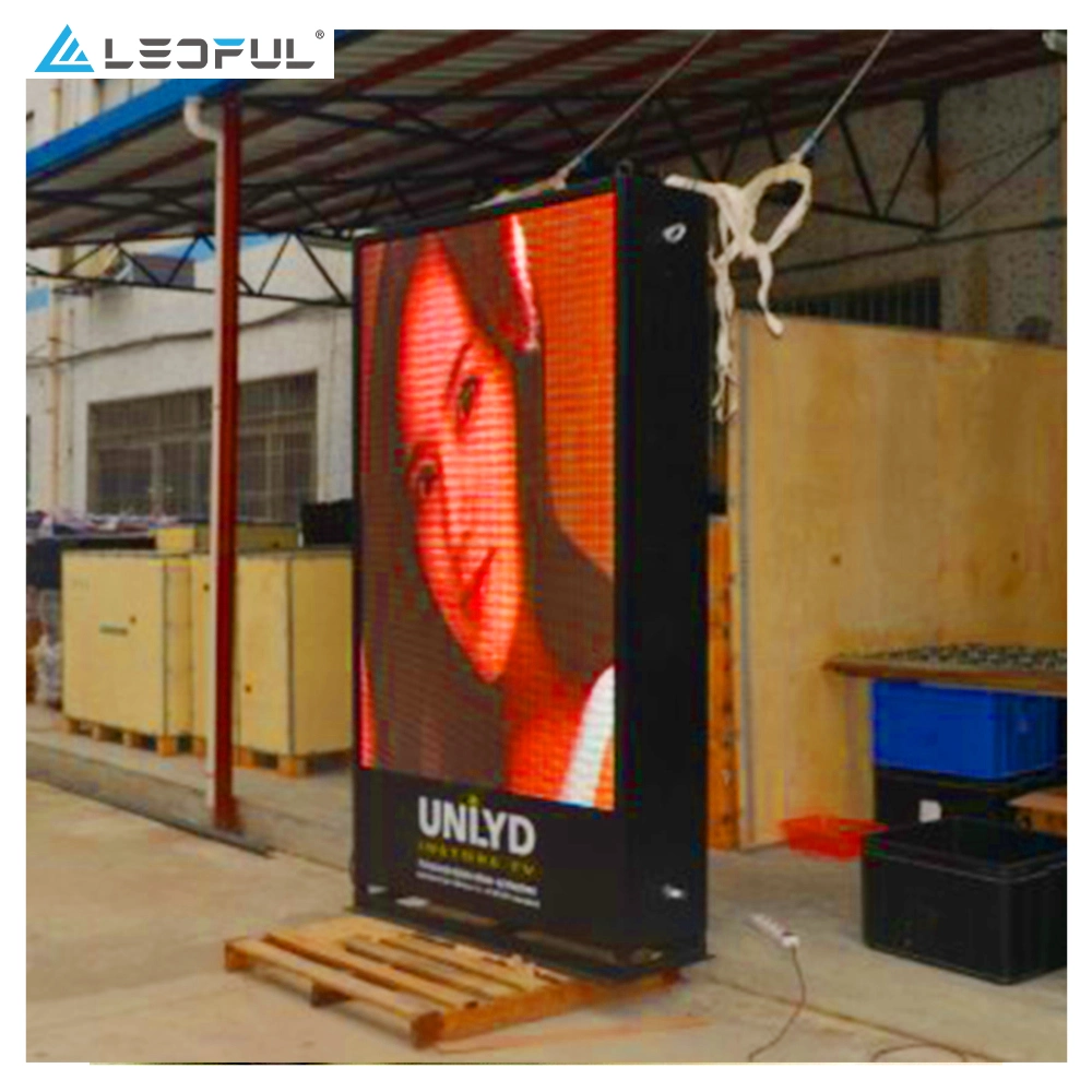 Pantalla LED de publicidad exterior abastecido Tráiler P6 P8 P10 LED de color completo video de publicidad móvil del vehículo camión LED