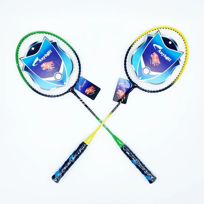 New Product Printing Half Carbon Aluminium Badminton Rackets