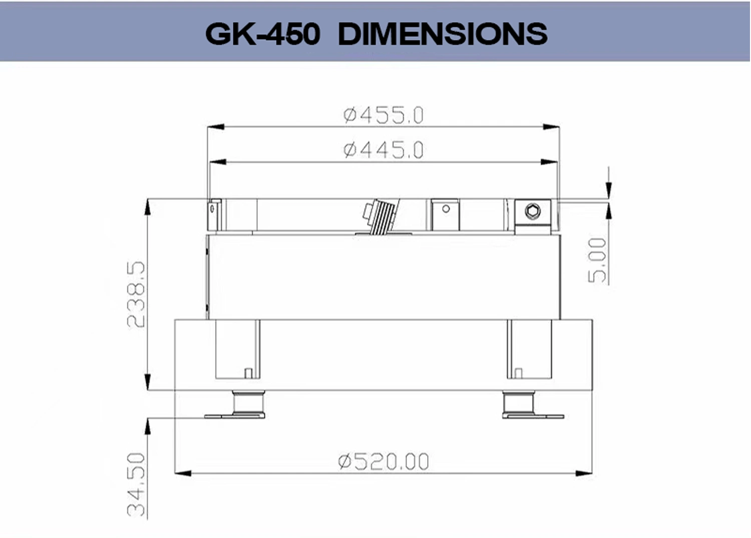 Vibratory Bowl Feeder Gk450 Feeding Equipment for Automatic Directional Sequencing