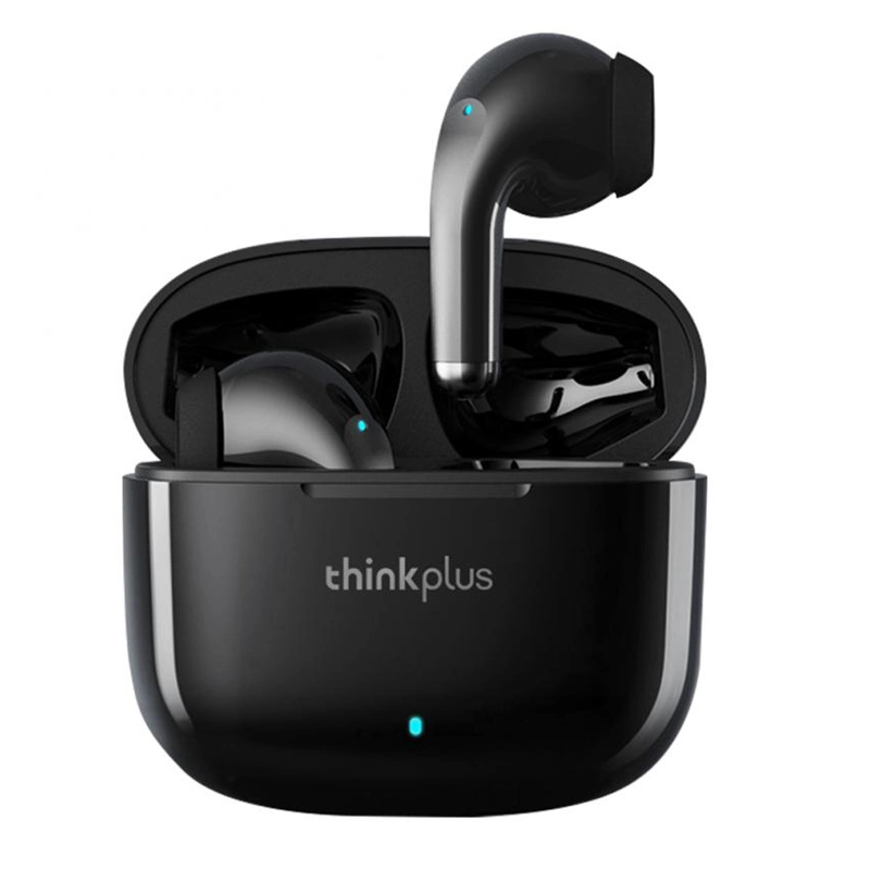 Pour Lenovo Solution Thinkplus LP40PRO TWS semi-in-ear écouteurs ergonomiques de la musique stéréo sans fil Bluetooth Casque d'appels - noir