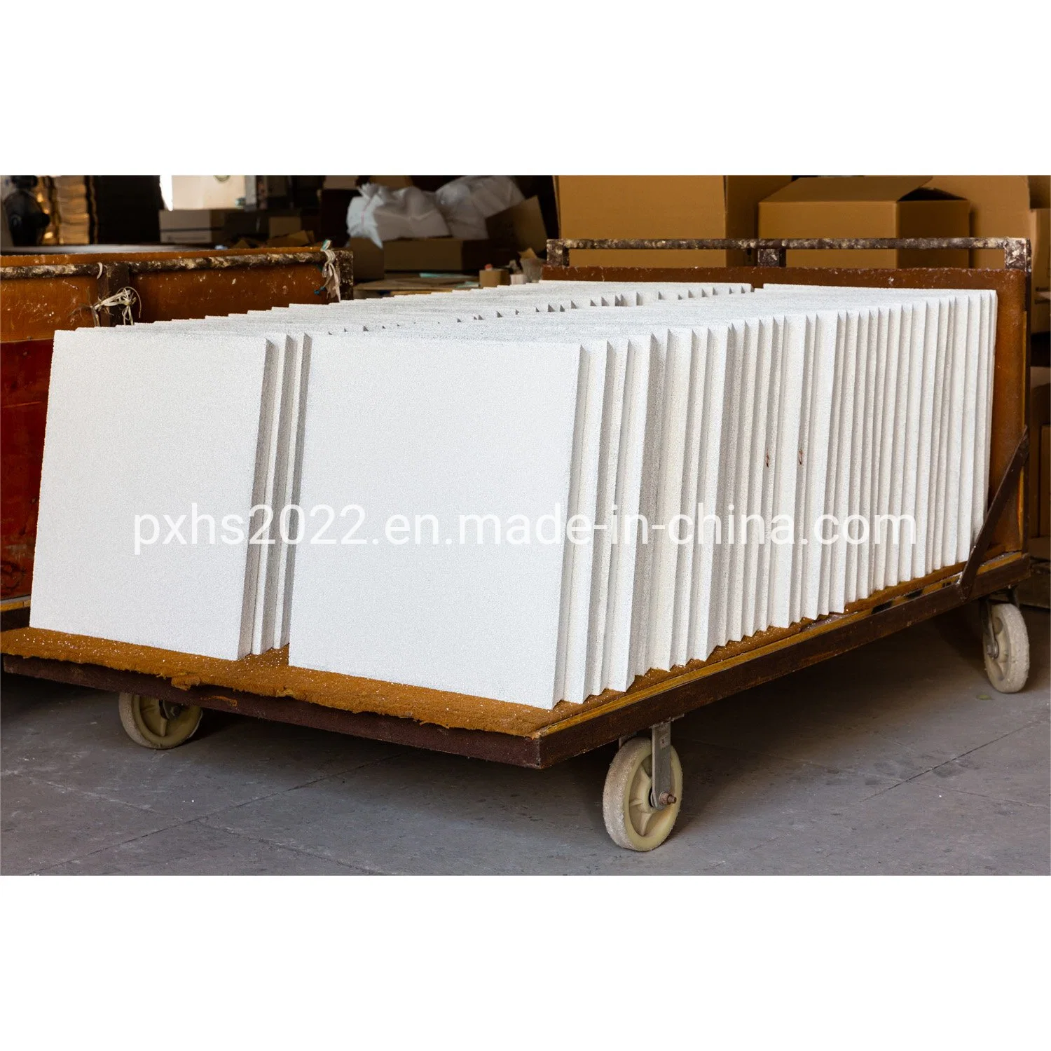 Hengsheng Produce 20*20*2inch 10-60ppi Aluminum Material Foam Ceramic Filter