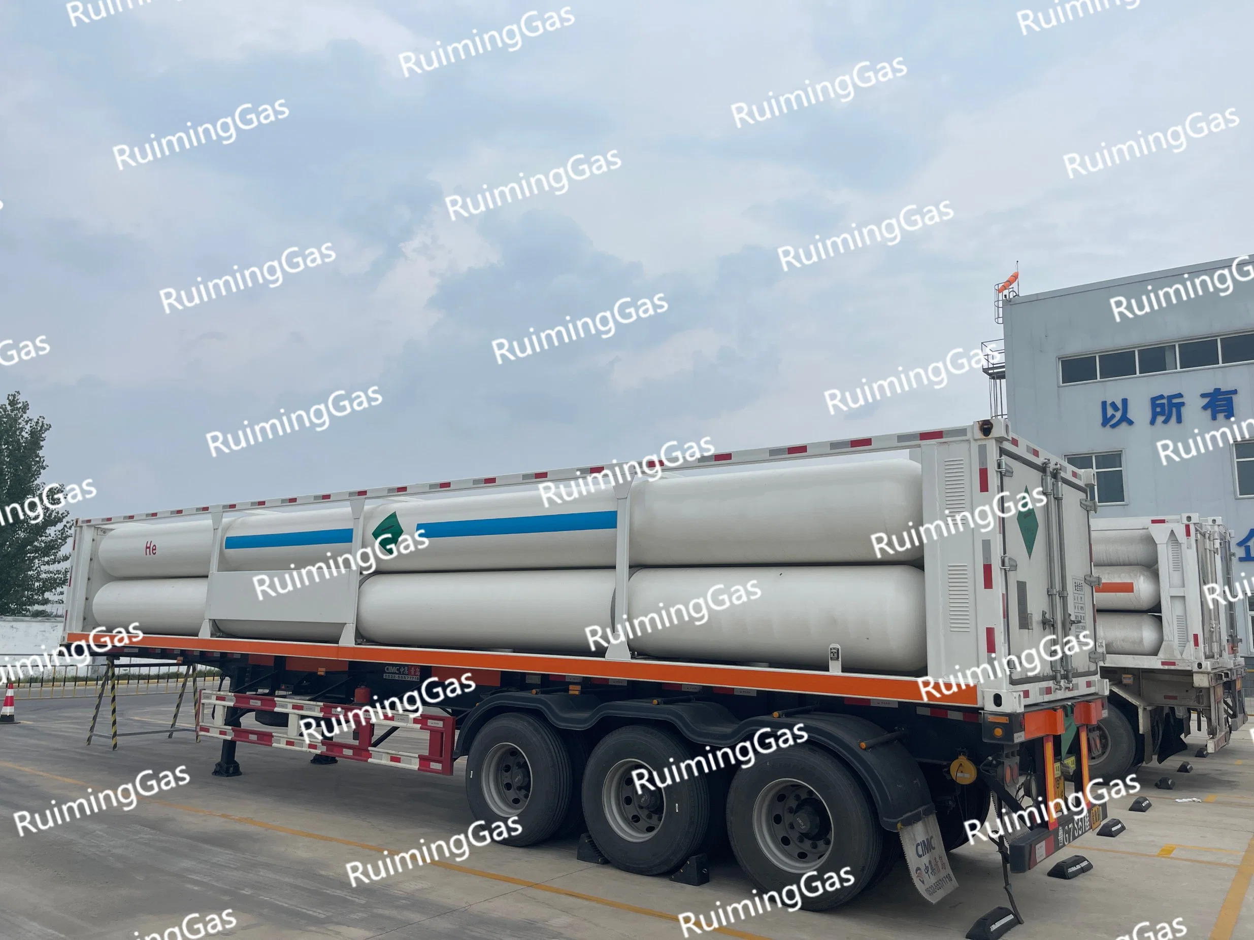 4000m3 300bar High Purity Helium Gas