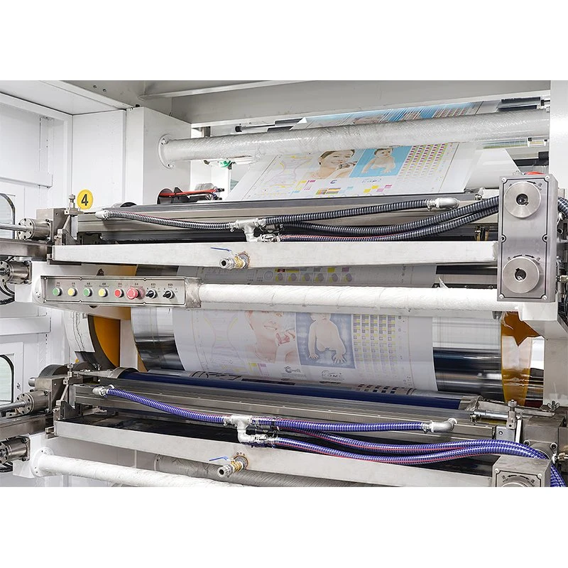 High Speed 6 Color Ci Flexo Printing Machine for BOPP Tape Price