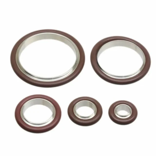 Nw Kf ISO Stainless Steel Center Ring Viton Seal for Vacuum Clamp