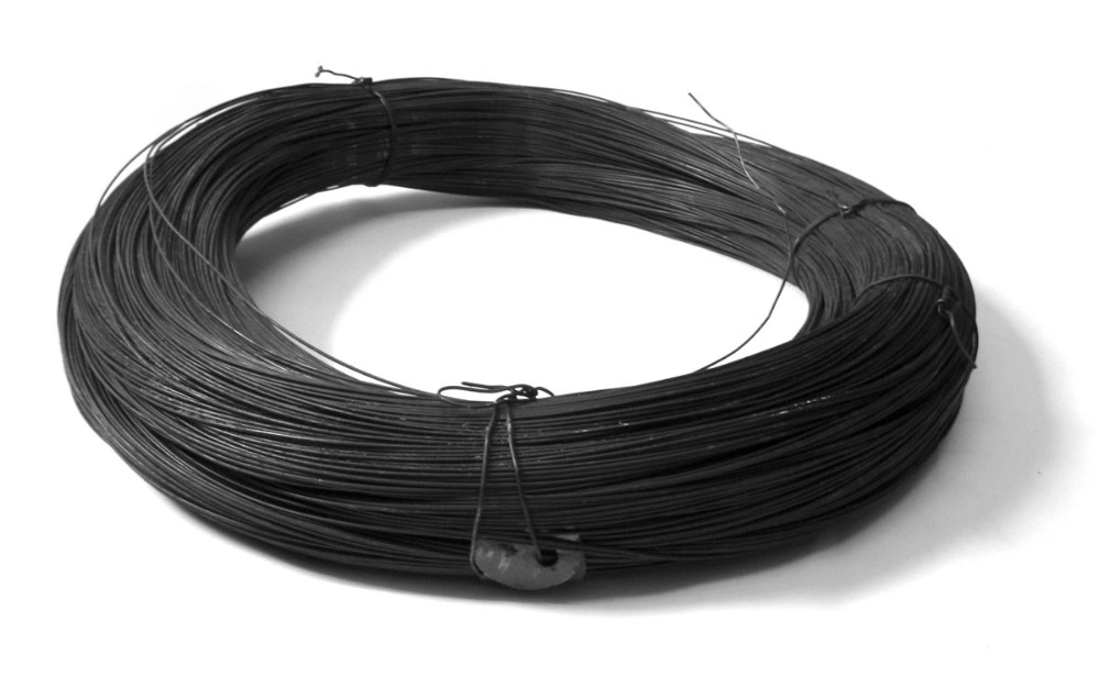 Fabricante 1022un templado negro de 2,8 mm de cable de hierro Rodillo para uñas