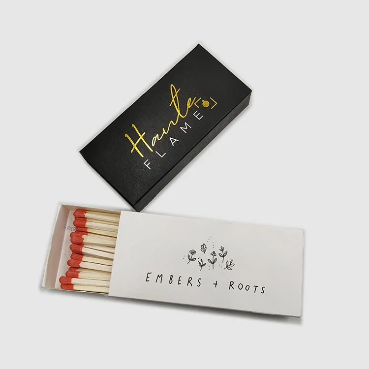 Safety Match Boxes and Match Colors Can Be Customized, Wooden Stick Bright Matches