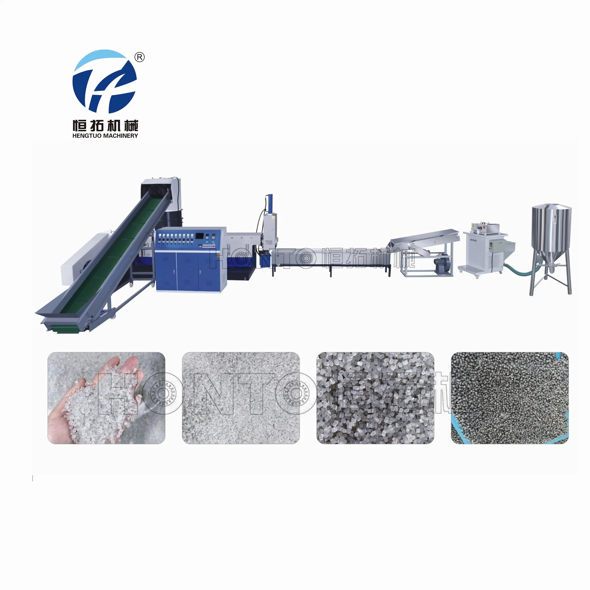 Plastic Recycling PP PE LDPE HDPE Scrap Film Waste Plastic Recycling Machine Plastic Granules Making Machine