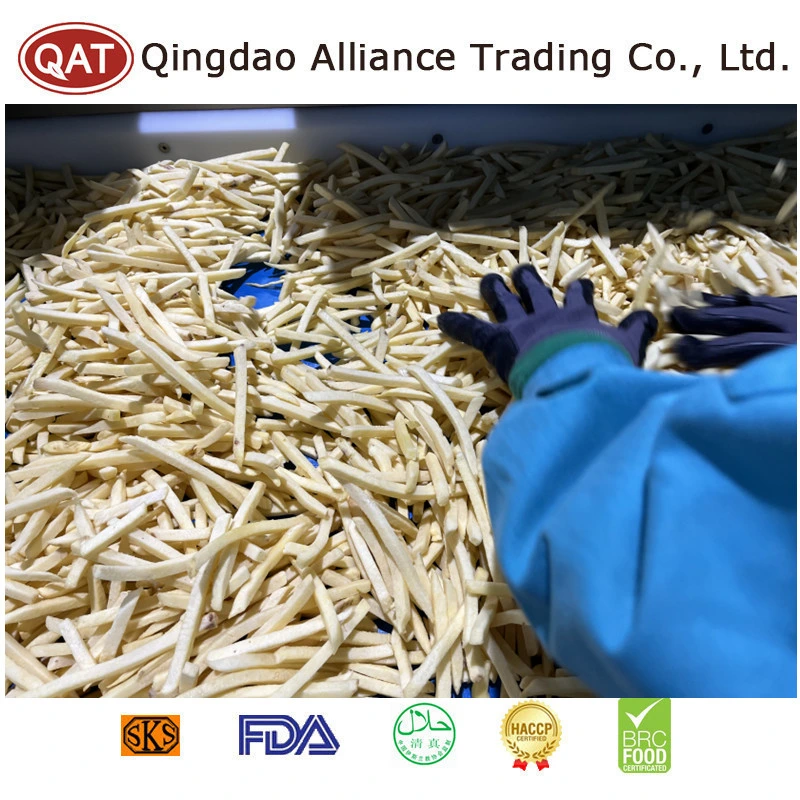 China Golden Color 7*7mm Shoestring Fries with Excellent Quality