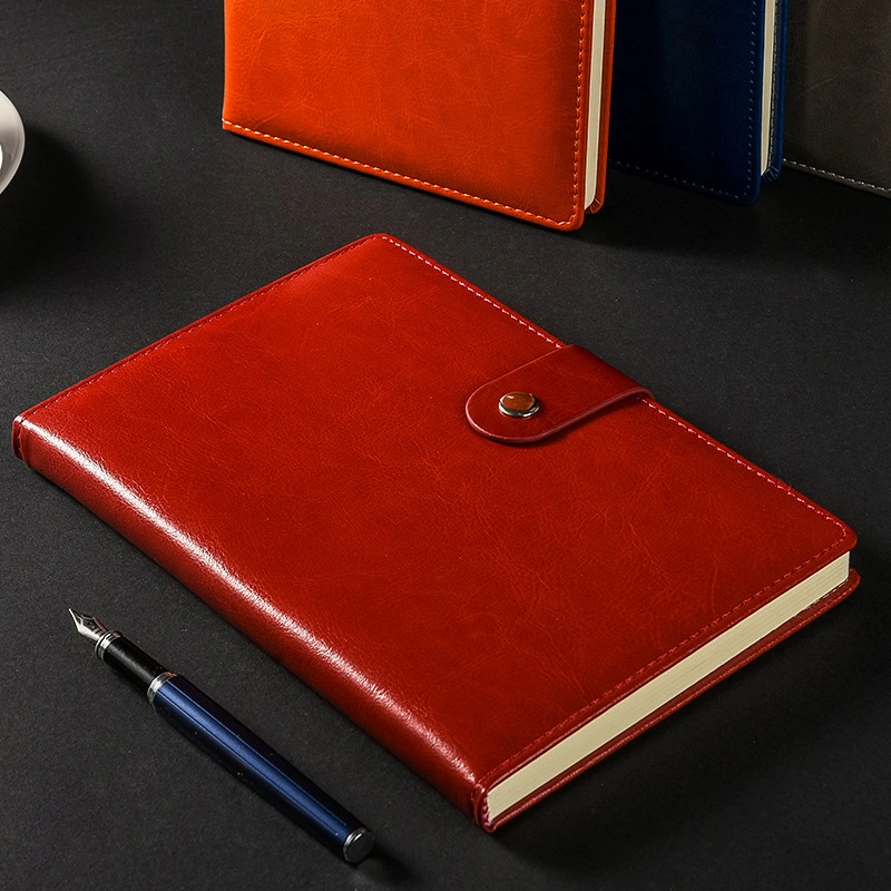 A5 Size PU Leather Travelers Notebook with Magnetic Buckle