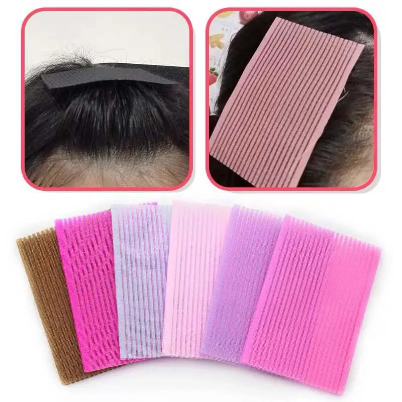 Fashion Hair Stickers Fixed Magic Stickers Hair Clip with Slide Strap