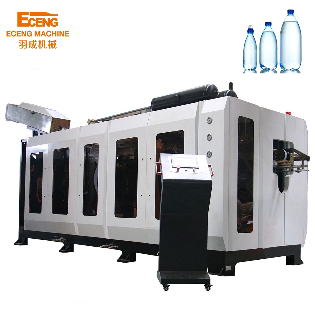 Automatic Manufacturing 6 Cavity Drinking Water Bottle Strech Blow Molding Machinery Pet Preform Heating Blowing Machines