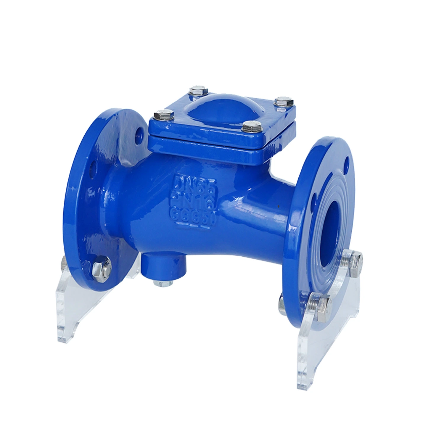 DIN3202-F6 Ductile Cast Iron Flanged Ball Type Check Valve for Industrial Pumping