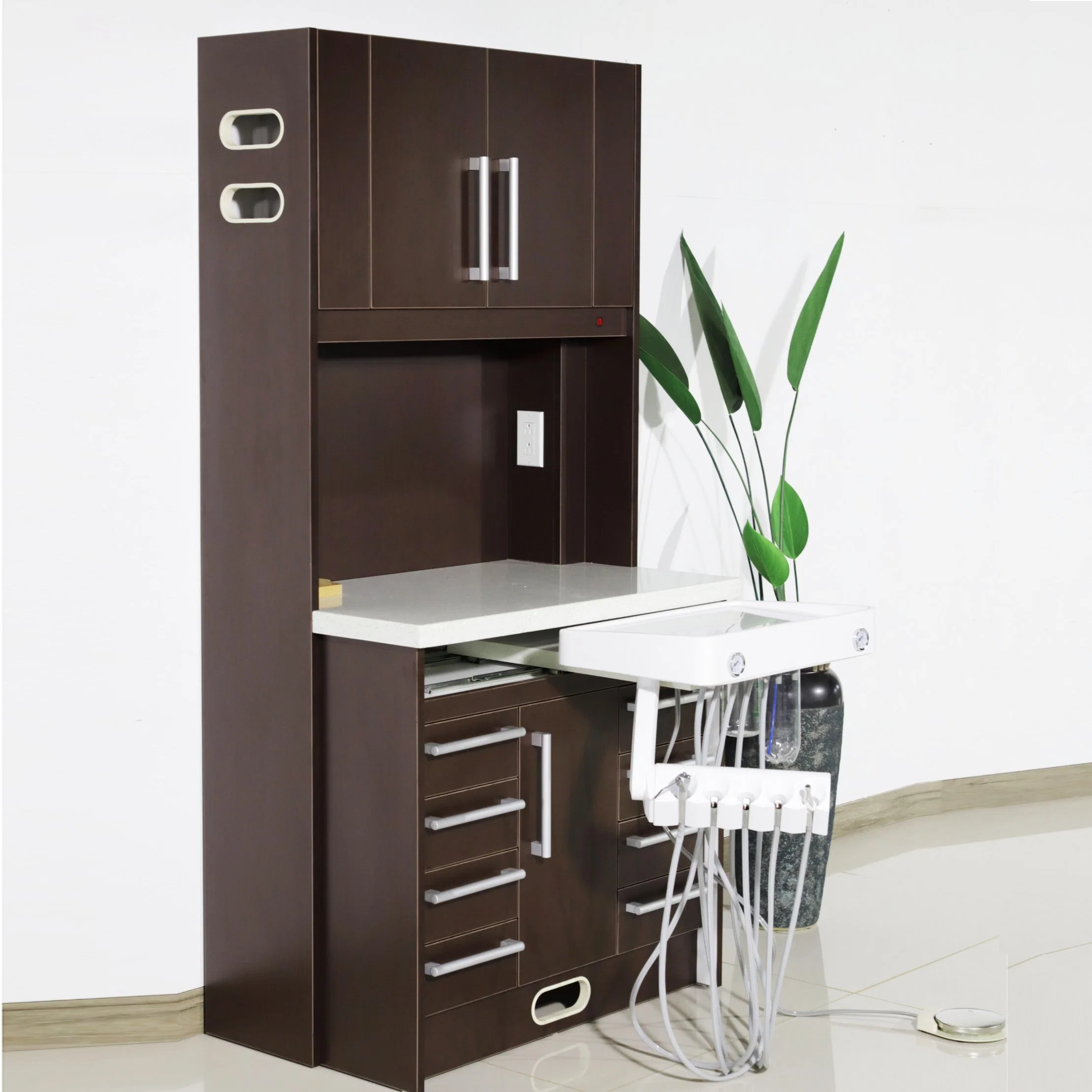 Free Customization Medical Hospital Dental Office Lab Laboratory Cabinet Furniture for Clinic with Sink for Sale