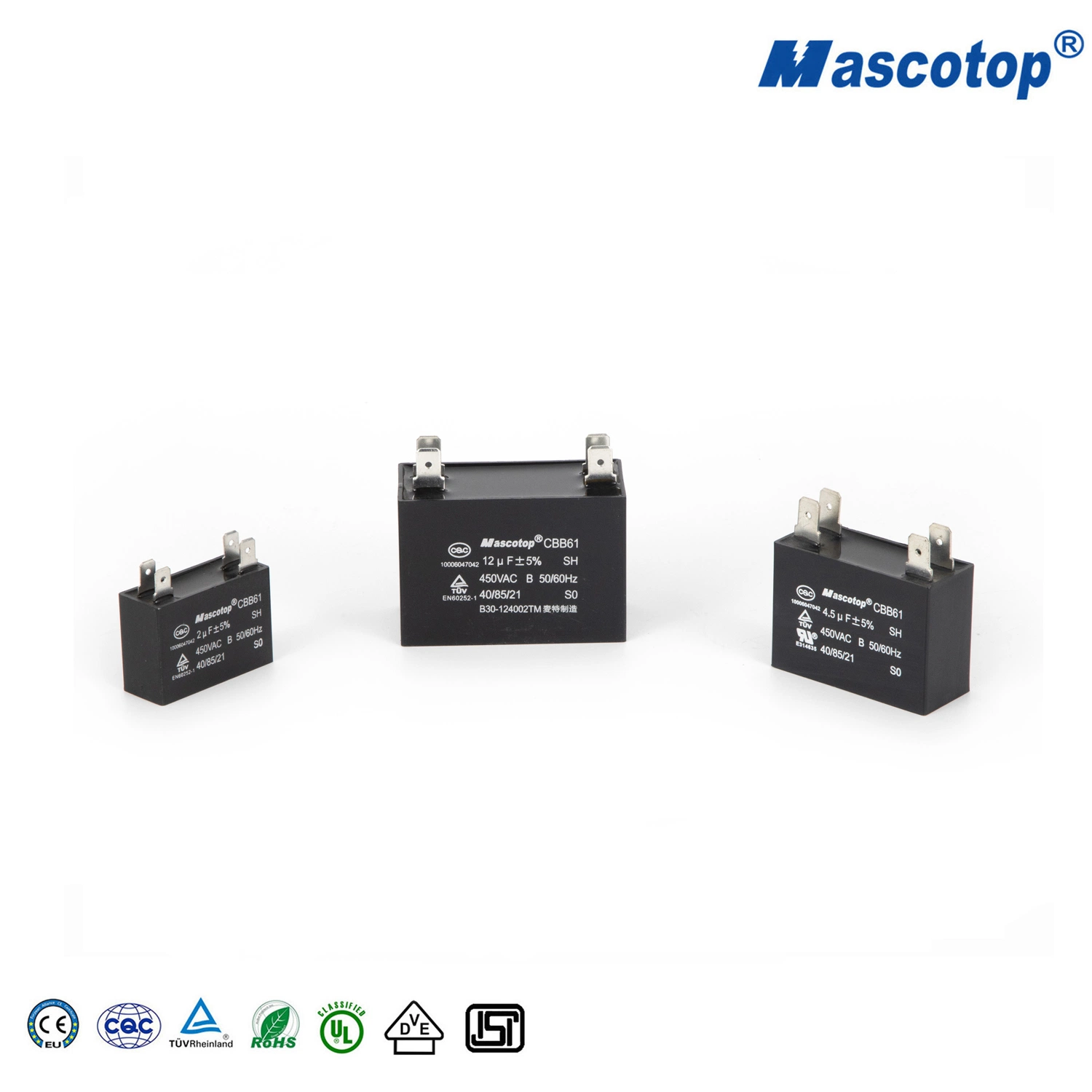 Anhui China Through Hole Mascotop, Star, Eagle Ceramic Motor Capacitor