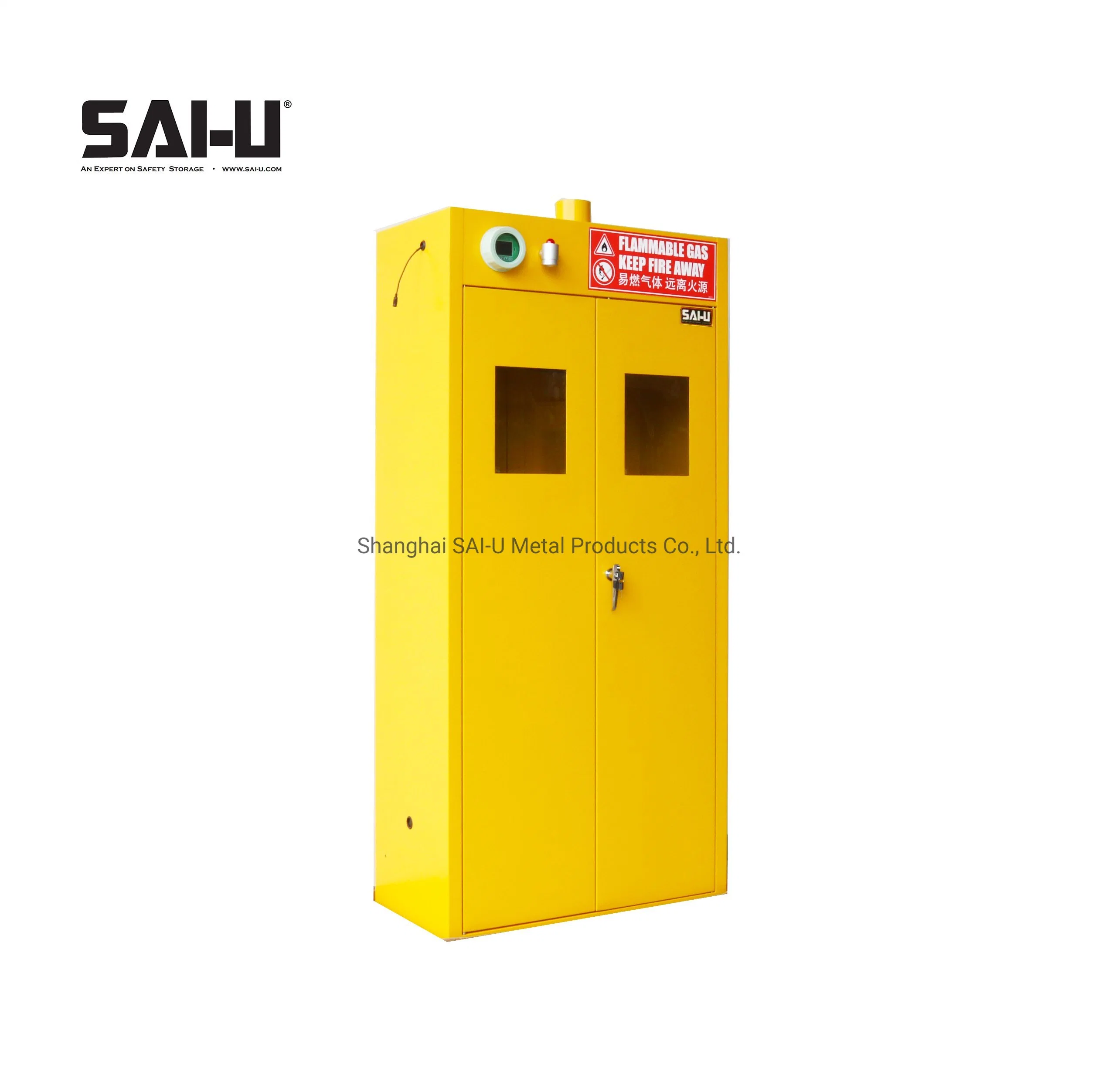 Sai-U Chemical Storage Steel Cylinder Cabinet Gas Cabinet Dangerous Goods Gc002y