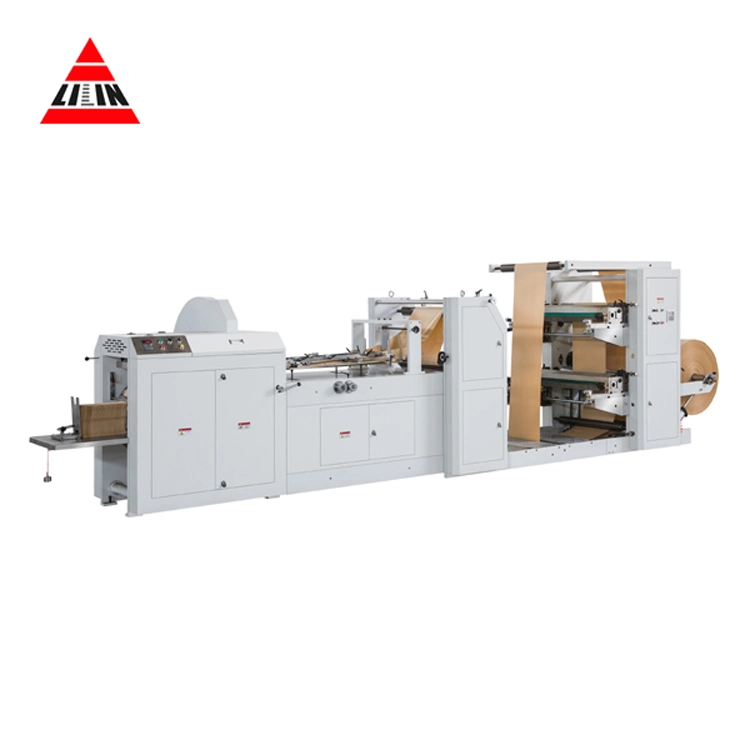 Lmd-600g+Lst-2700j Kraft V-Bottom Printing Paper Bag Making Machine