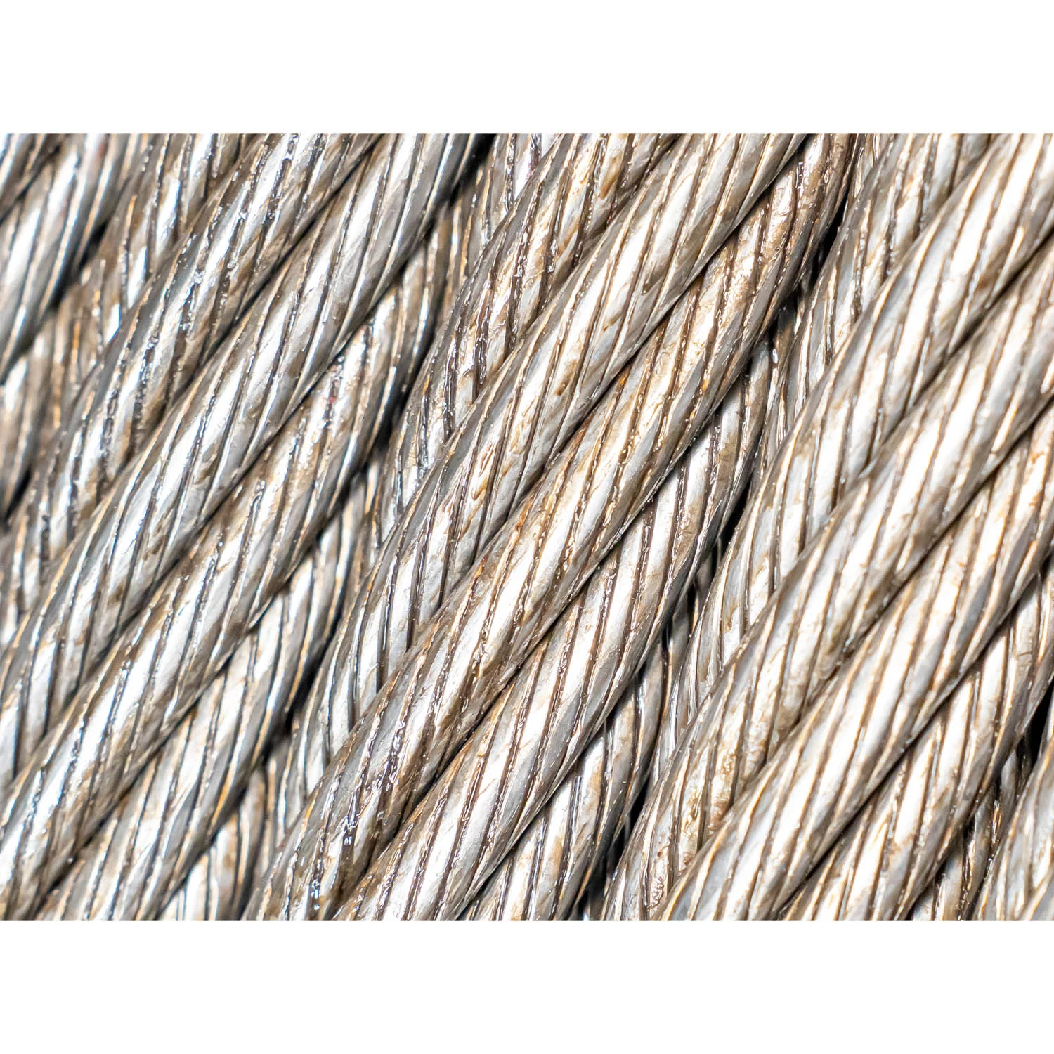 Ungalvanized and Galvanized Steel Wire Rope 8X19W+FC/Iwrc