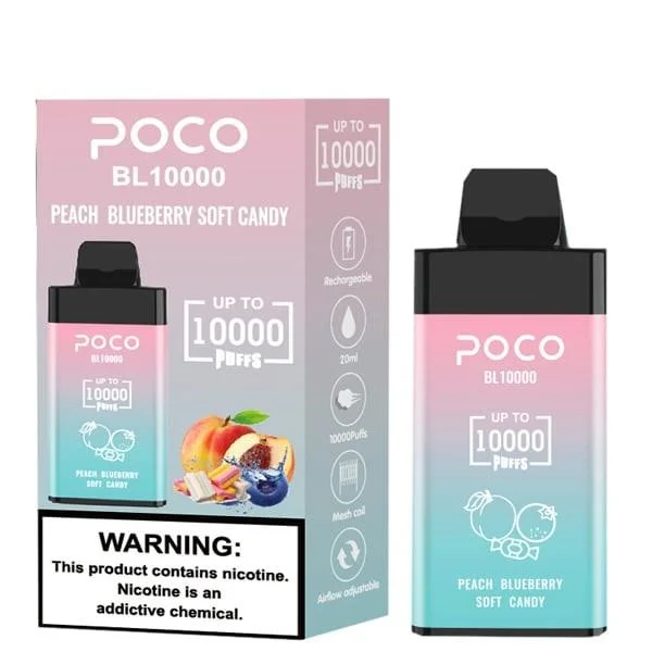 Poco 10000 Puffs Großhandel/Lieferant i Vape E FlüssigkeitspPod E Cigarette E Hookah Ladegerät Einweg Vape Amazon