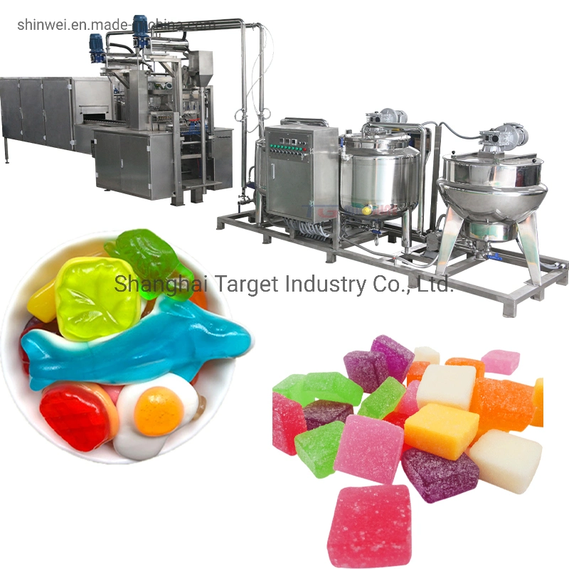 Tg 150kg/H Better Efficiency Pectin Gummy Bear Depositor Machine Popular Jelly Candy Depositing Line