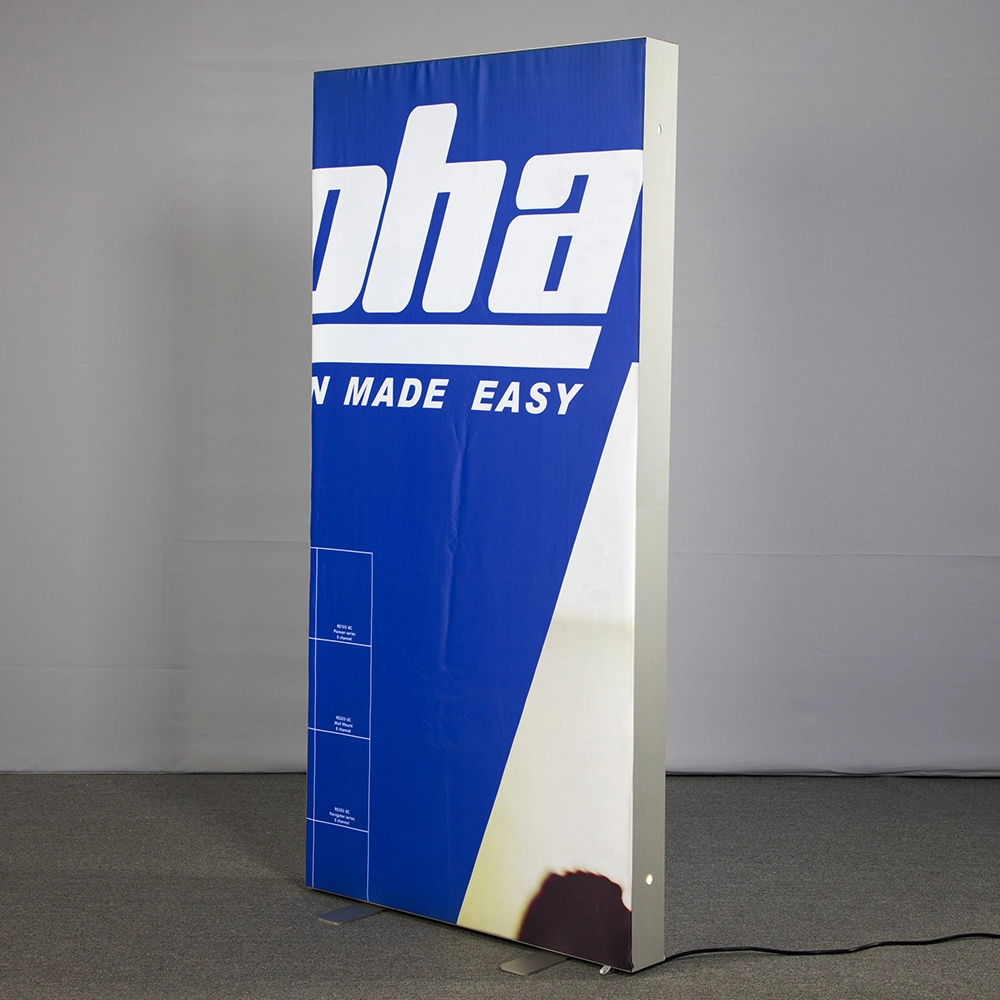 Custom Display Fabric Material Advertising Trade Shows 24V 1W Retail Modularize Exhibition Stand Light Box