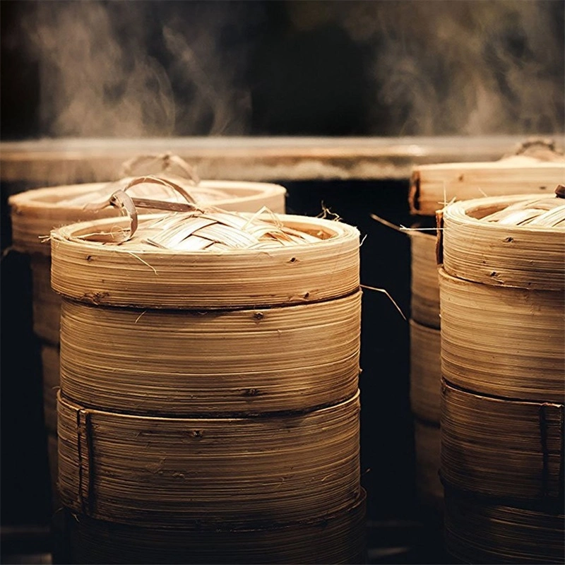 China Made 100% Natural Best Selling Small Bamboo Steamer Basket