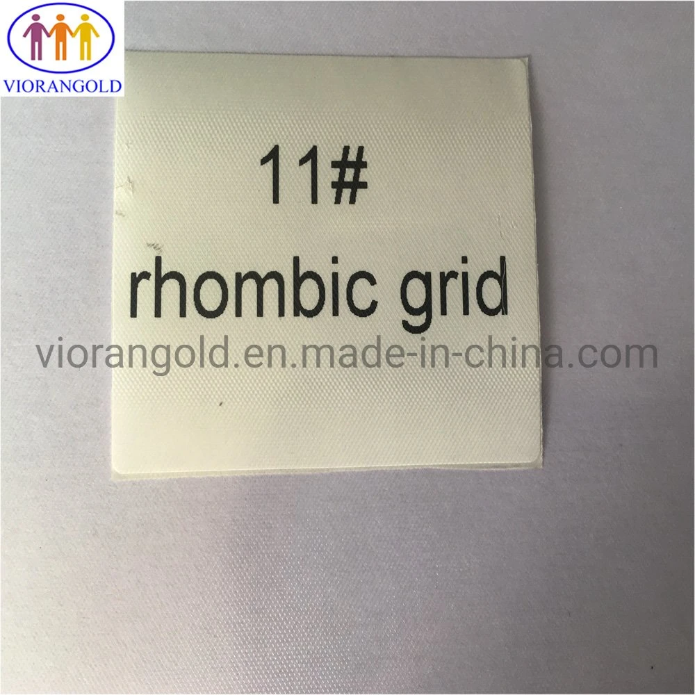 Matte Air Egress Pet Release Liner, Base Film Thickness 50um, 11# Rhombic Grid, Double Side PE Coating, Single Side Silicon Oil Coating