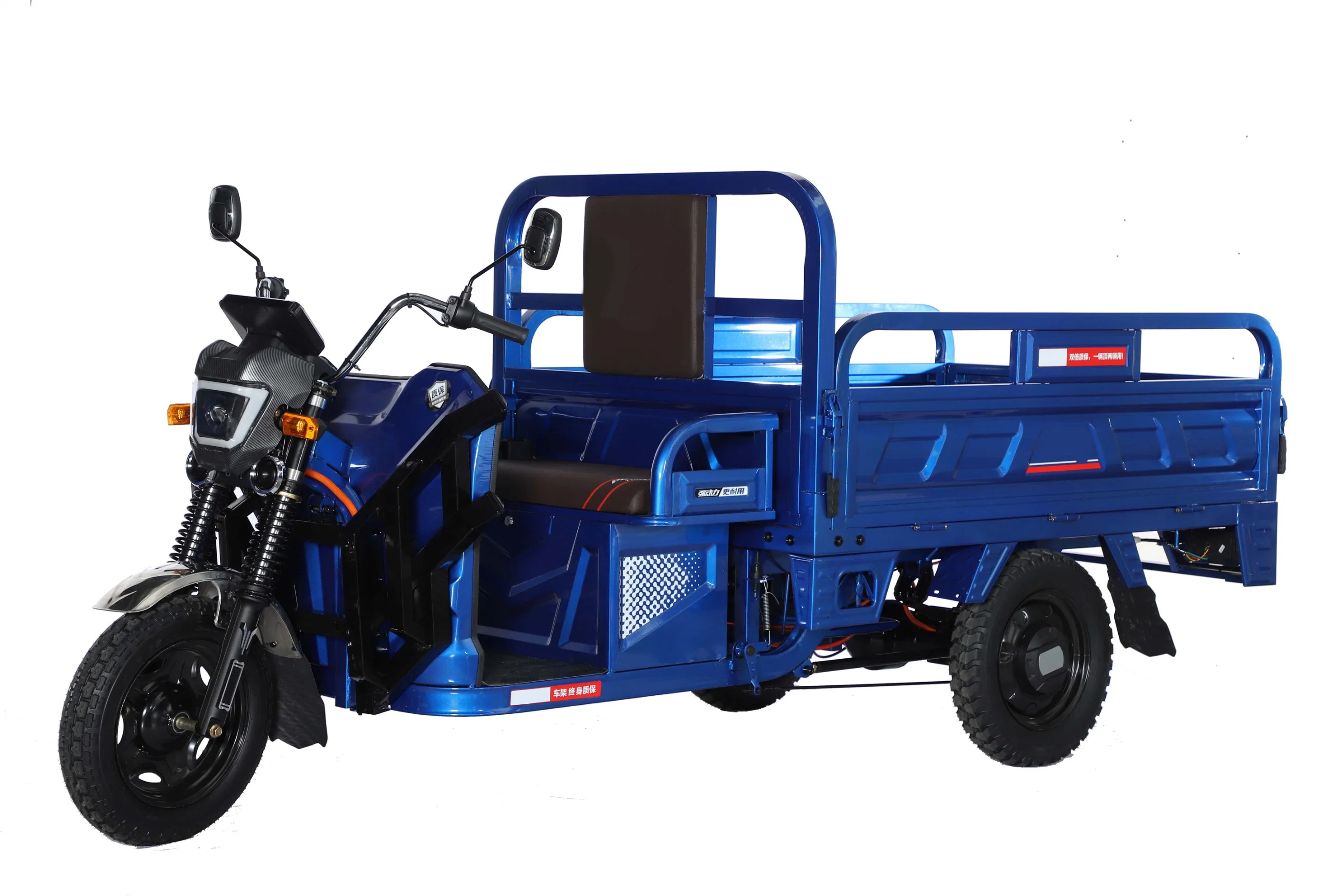 48V/60V 800W 40h Heavy Duty Three Wheel Electric Cargo Dumping Tricycle Motorcycle for Agricultural Construction