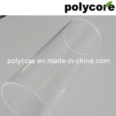 Transparent Hard PC Tube - Assembly Parts of Refrigeration Display Showcase