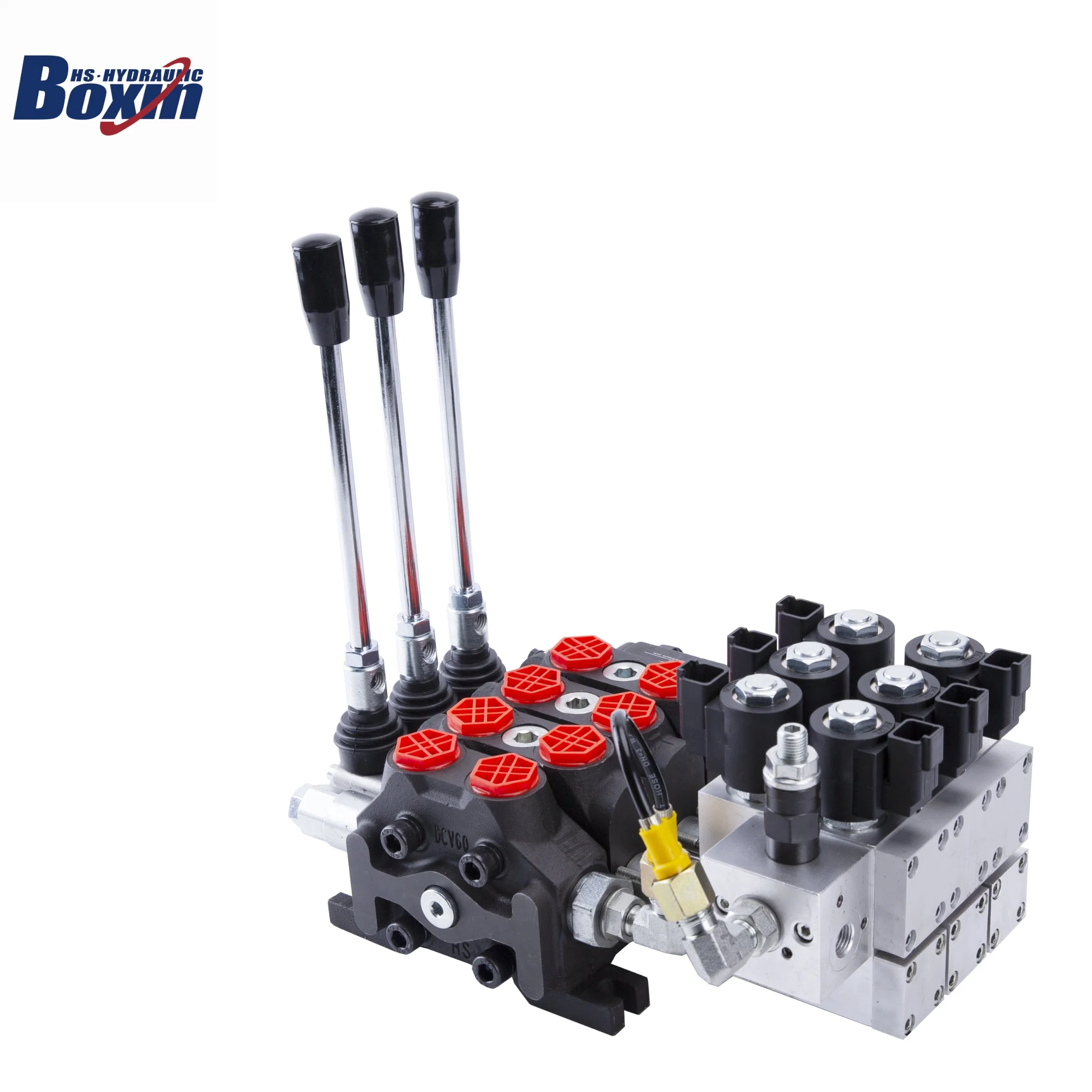 Popular Model Dcv60 Sectional Directional Electro-Hydraulic Control Valve for High Pressure Hydralic System Agricultura Machine