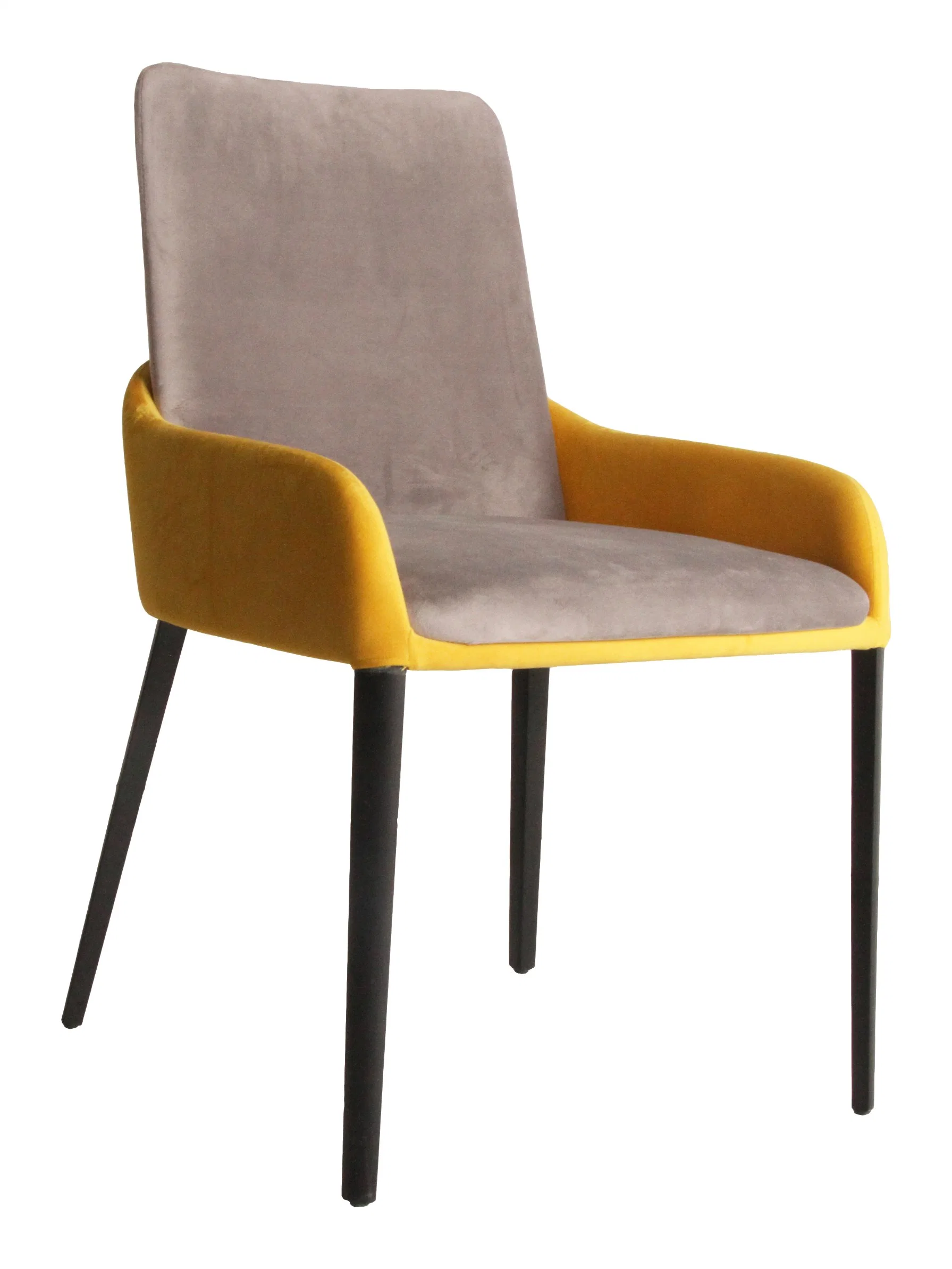 Modern Home Fabric Living Room Restaurant Dining Chair Metal Chair