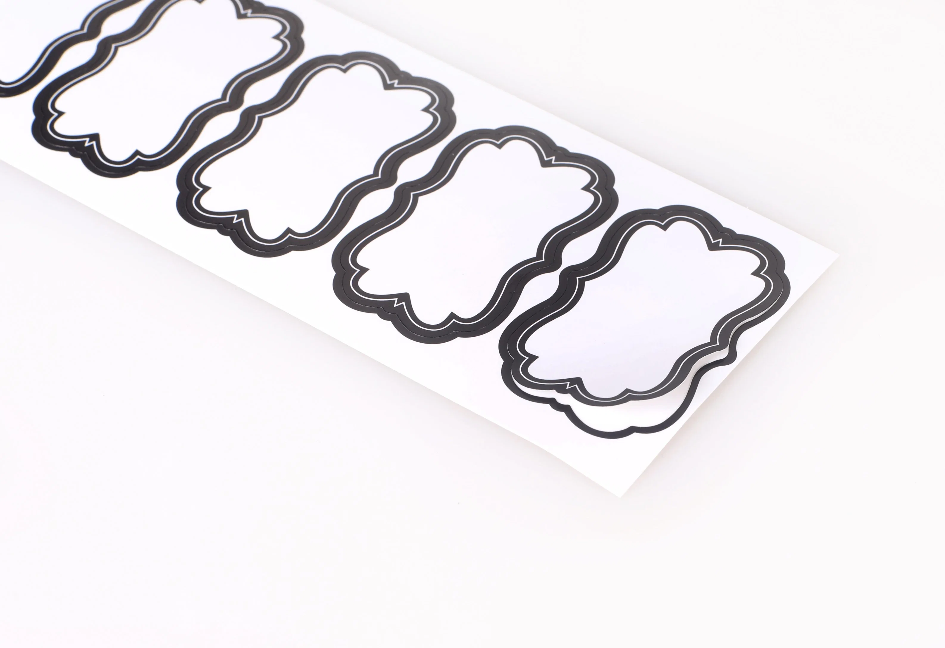 Großhandel/Lieferant PVC Papier Custom Sticker die Cut Hot Stempeln Logo Etiketten Persönlicher Druck Tags Lucky Flowers Anti-Form Aufkleber