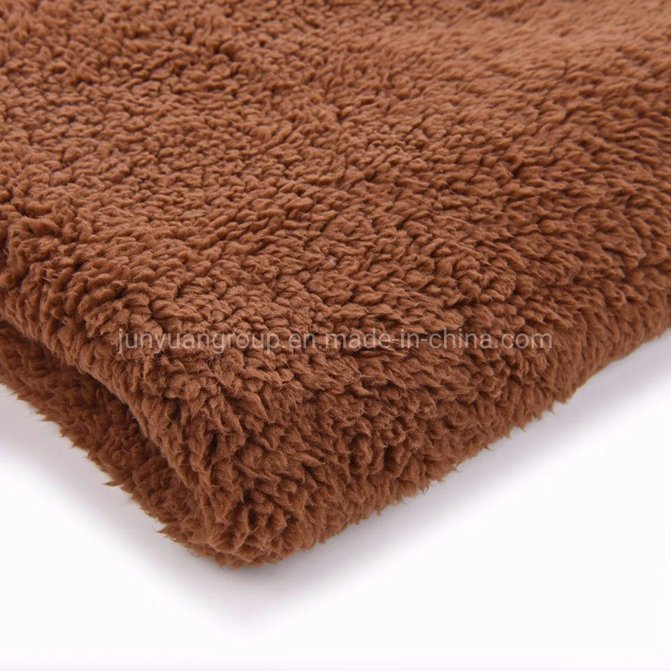 Hot Sale Quality 100% Polyester Super Soft Yarn Dyed Shu Velveteen Fabric for Carpet Toy Blanket