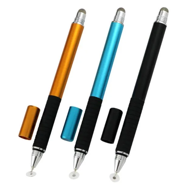 Metal Capacitive Pen Aluminum Rod Touch Screen Pen Ballpoint Pen