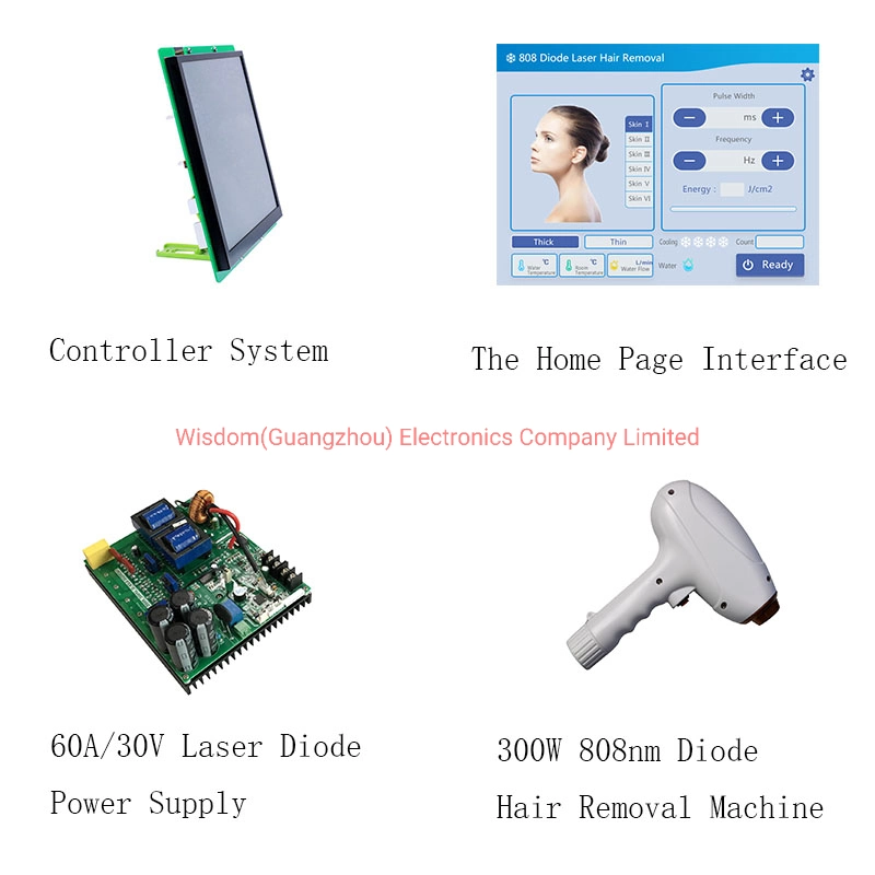 Kits Components of Small 300W Diode Hair Removal Machine