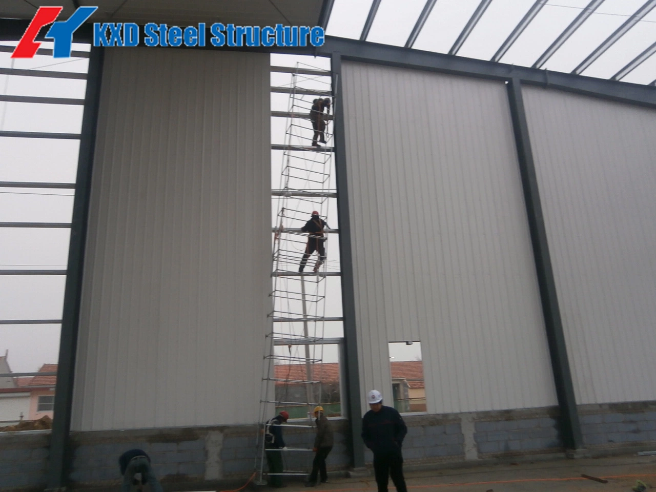 Qingdao Kxd Seaworthy Package Prefab Mini Warehouse Steel Structures Factory Buildings