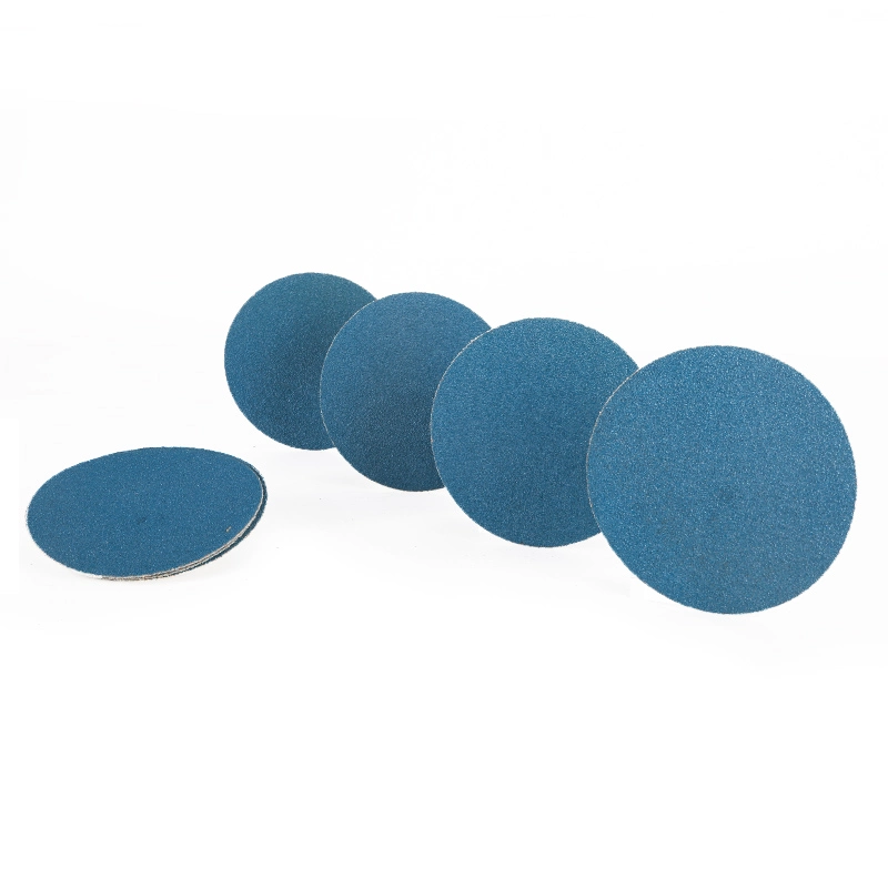 blue Sanding Disc Grinding Polish 6inch Zirconia Alumina Round Paper Velcro Disc