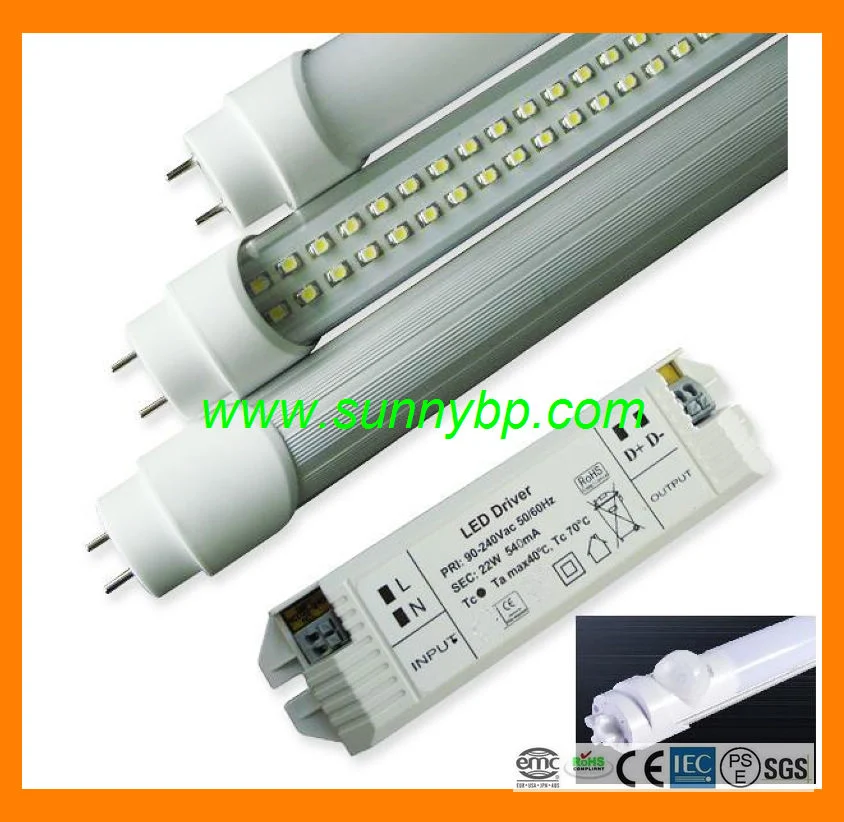 22watt 150cm 5ft SMD2835 T8 tubo LED