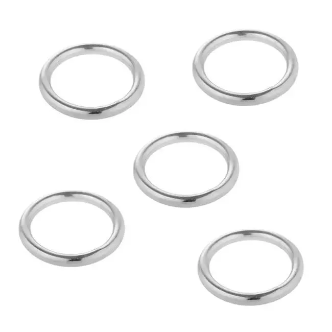 Kingslings Stainless Steel Welded Round Ring