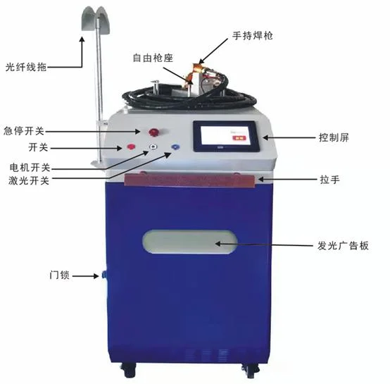 Laser Welders Handheld Portable Metal Aluminium Stainless Steel Fiber, Laser Welding Machine Price for Steel Sale