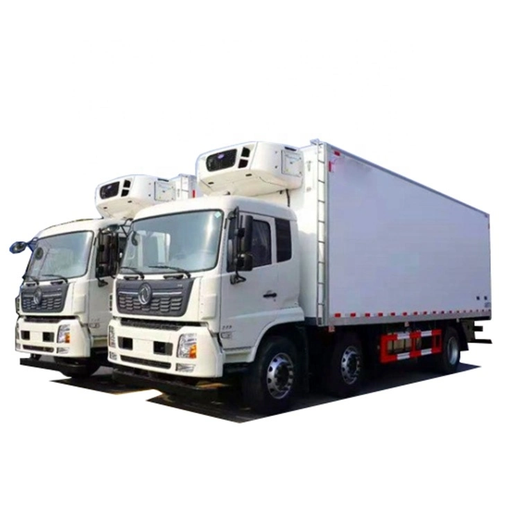 15 Tons Quality Refrigerated Truck 4X2 6 Wheels 260 HP LHD / Rhd Mobile Freezer Van in Stock