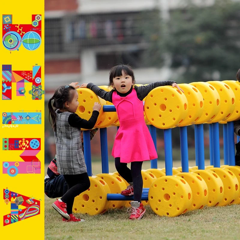 Hochwertige Ausrüstung Outdoor Spielplatz Spiel für Kinder Hand-Tunnel