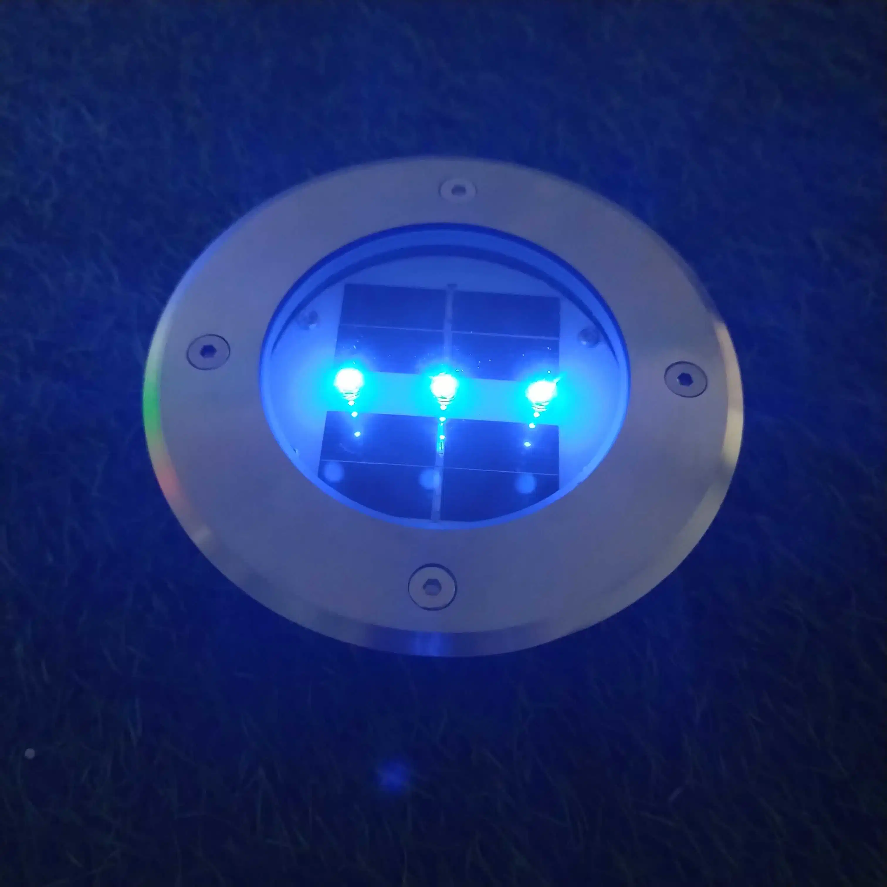 Embedded Road Stud Pathway LED in-Ground Driveway Lights Round Aluminium Garden Aluminum Alloy IP68