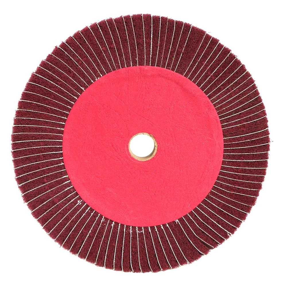 Abrasive Nylon Polishing Wheel Nylon Fabric Polishing Wheel 8''x2''9p for Stainless Steel Metal Copper Aluminum Marble