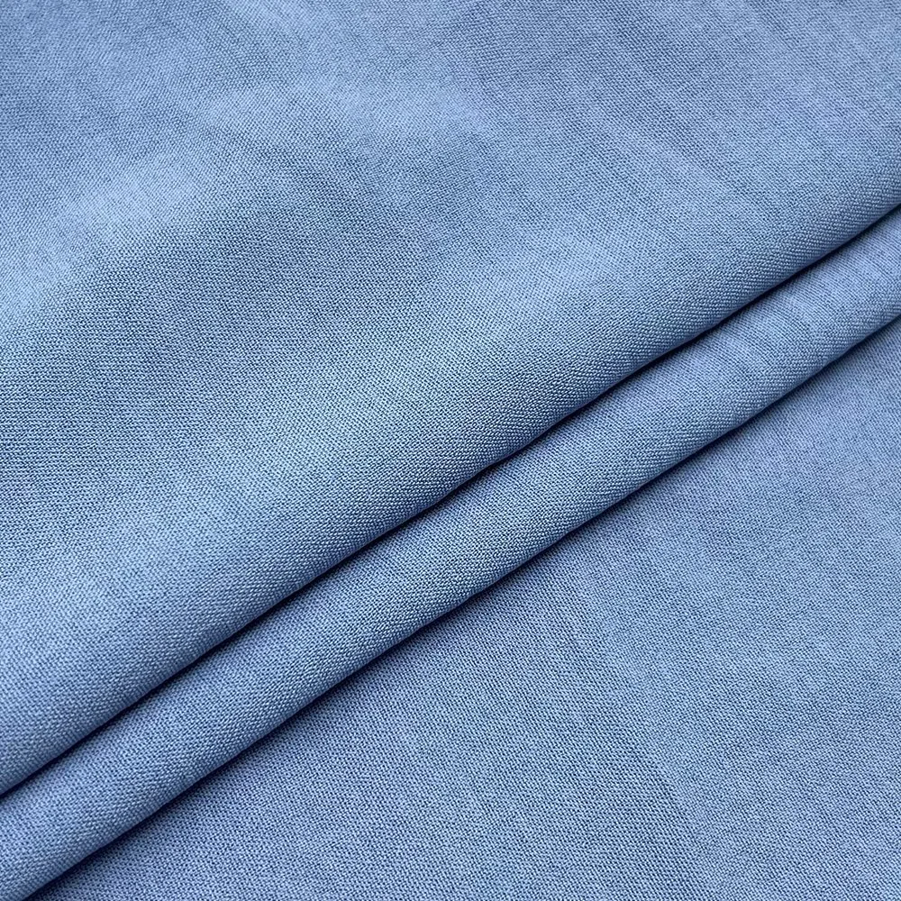 Hot Sell Comfortable Ice Wrinkled Fabric Polyester Stripe for T-Shirts