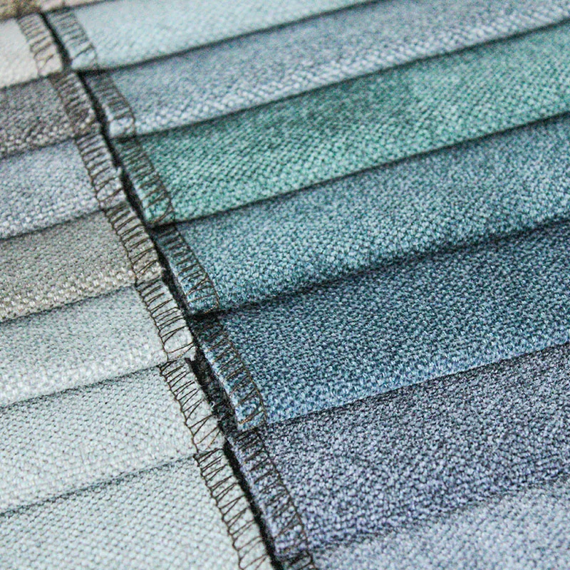 Tejido 100% poliéster liso teñido Sofá tela para muebles al aire libre Textil para el hogar