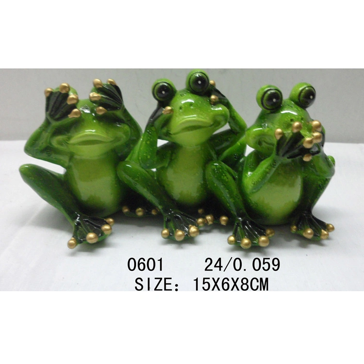 Wholesale/Supplier Home Decor Creative Gift Animal Figurine Resin Yoga Frog Statue