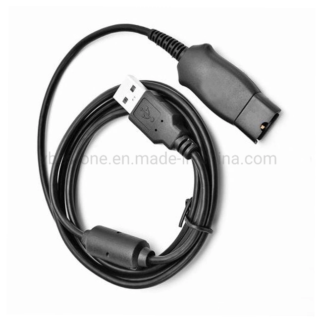 Da95 USB Qd Communication Cable Compatible with Plantronics Qd Corded VoIP Call Center Telephone Headset