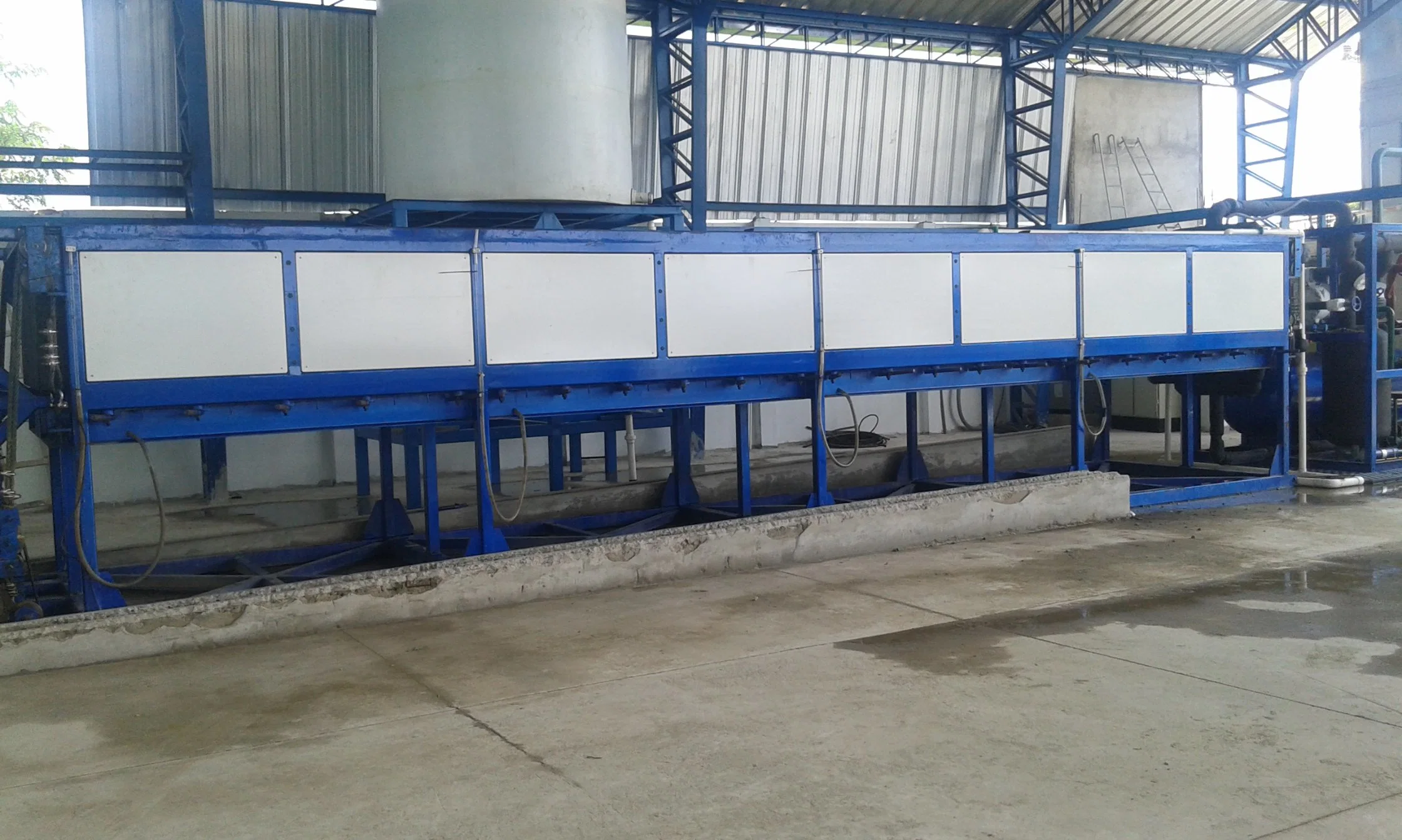 Hard Ice From Industrial Block Ice Machine Direct Cooling/Refrigeration Ice Block Machine with Food Standard