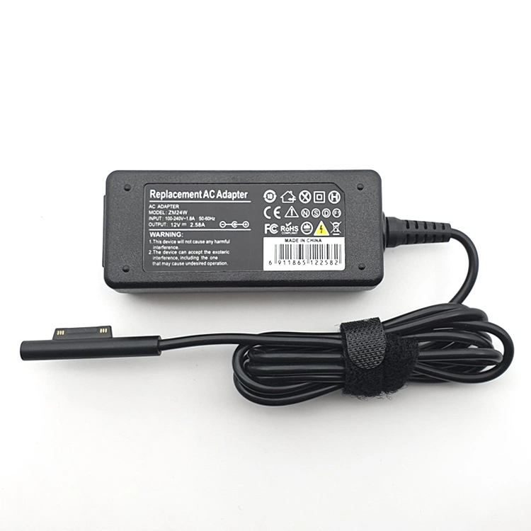 OEM High Quality 12V 2.58A 30.96W Laptop Battery Charger DC Power Adapter for Microsoft